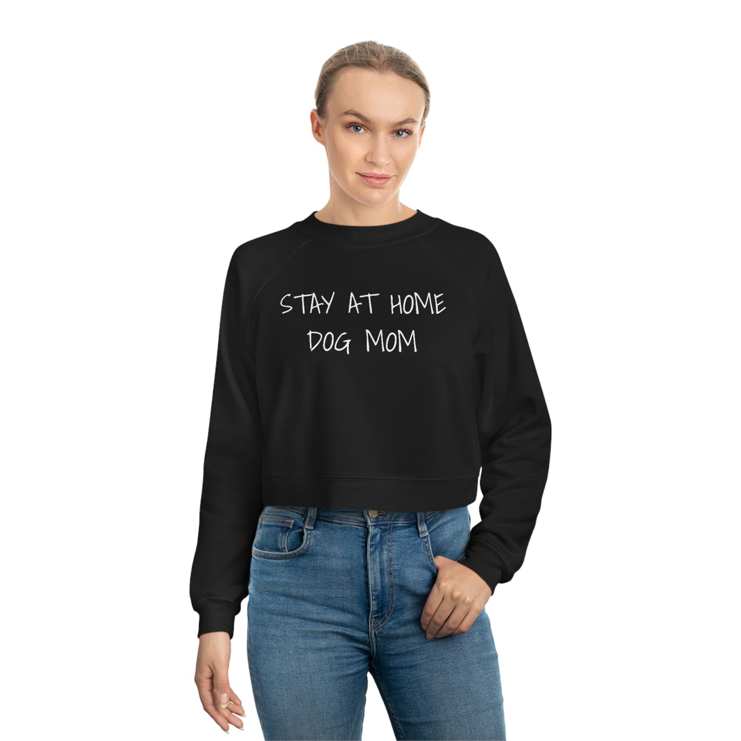 STAY AT HOME DOG MOM CROP TOP