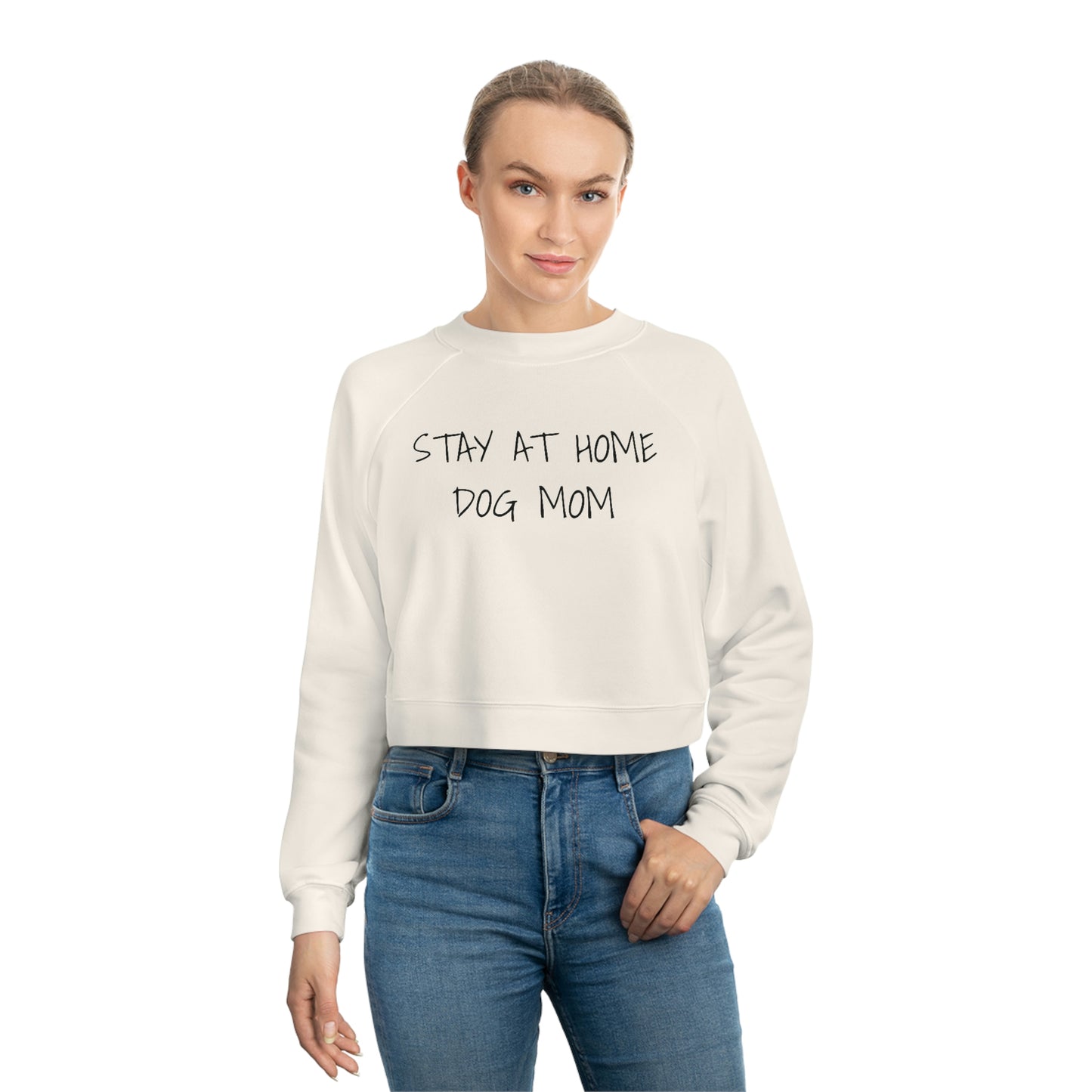 STAY AT HOME DOG MOM CROP TOP