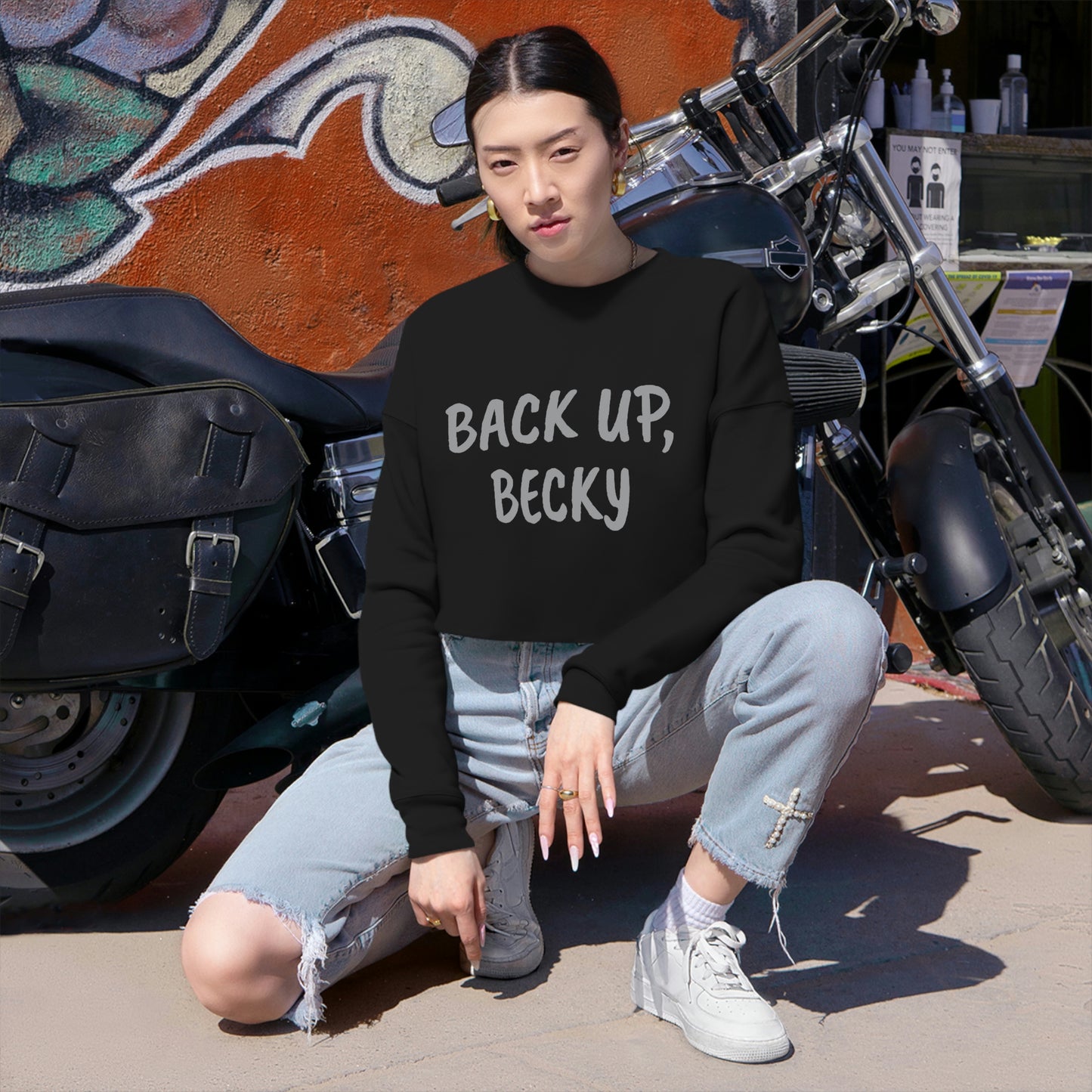 BACK UP BECKY CROP TOP