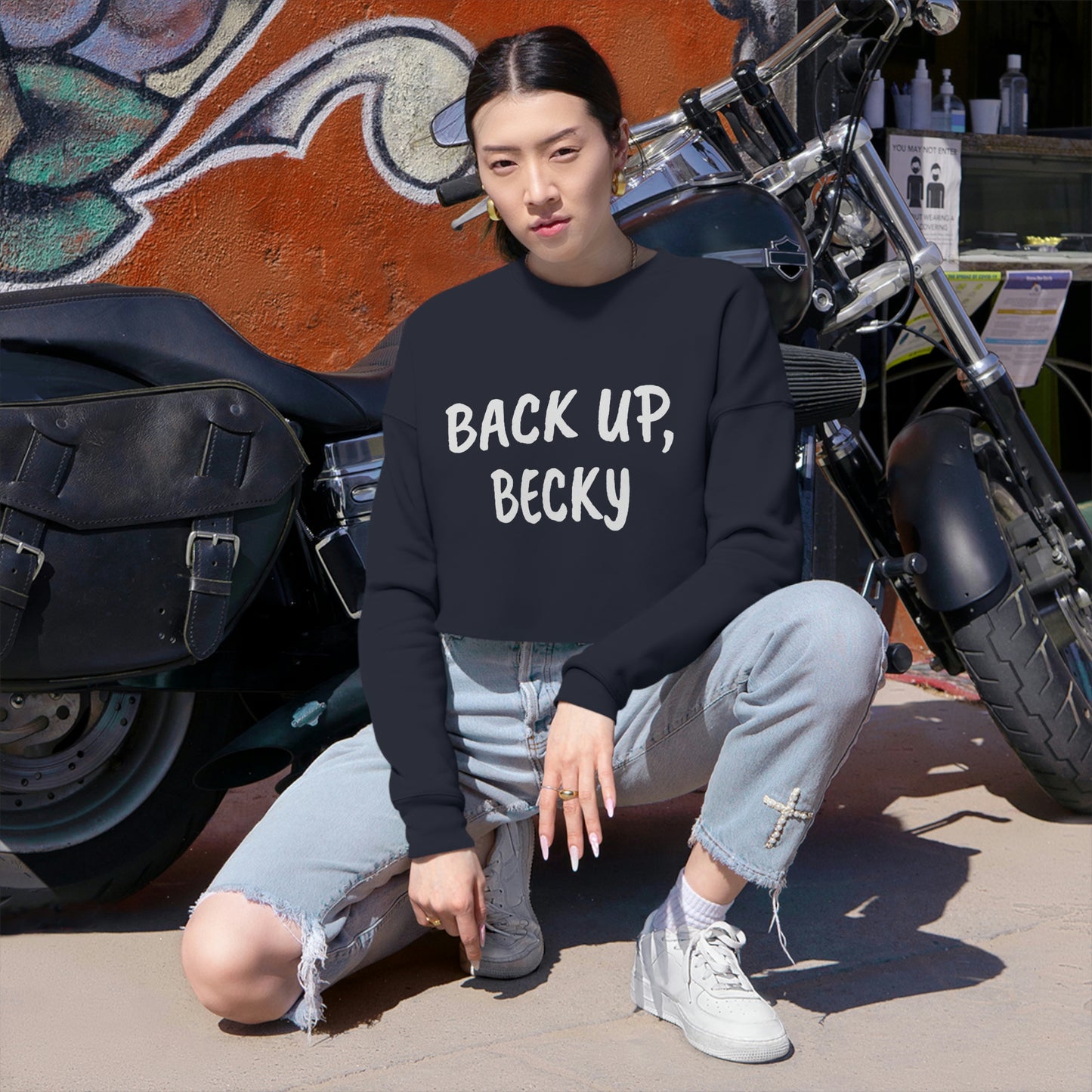 BACK UP BECKY CROP TOP
